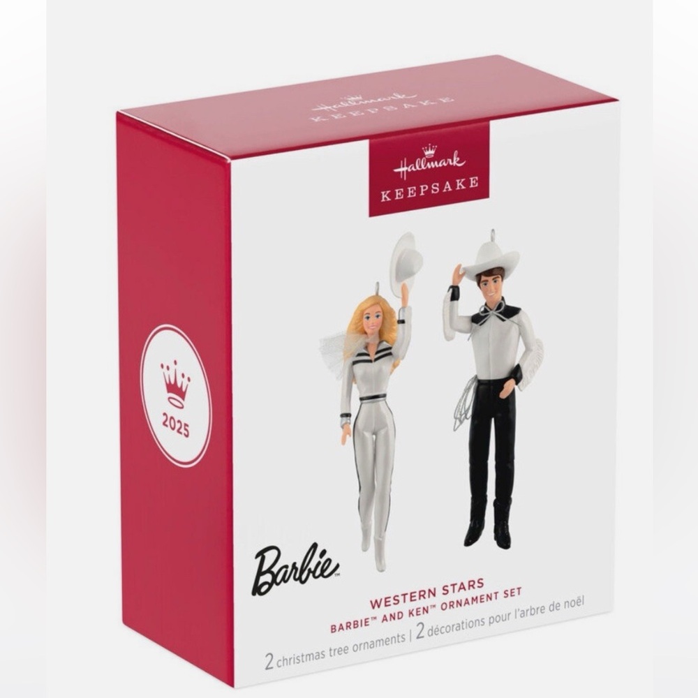 Hallmark Barbie Western Christmas Ornament / Barbie Christmas Ornament